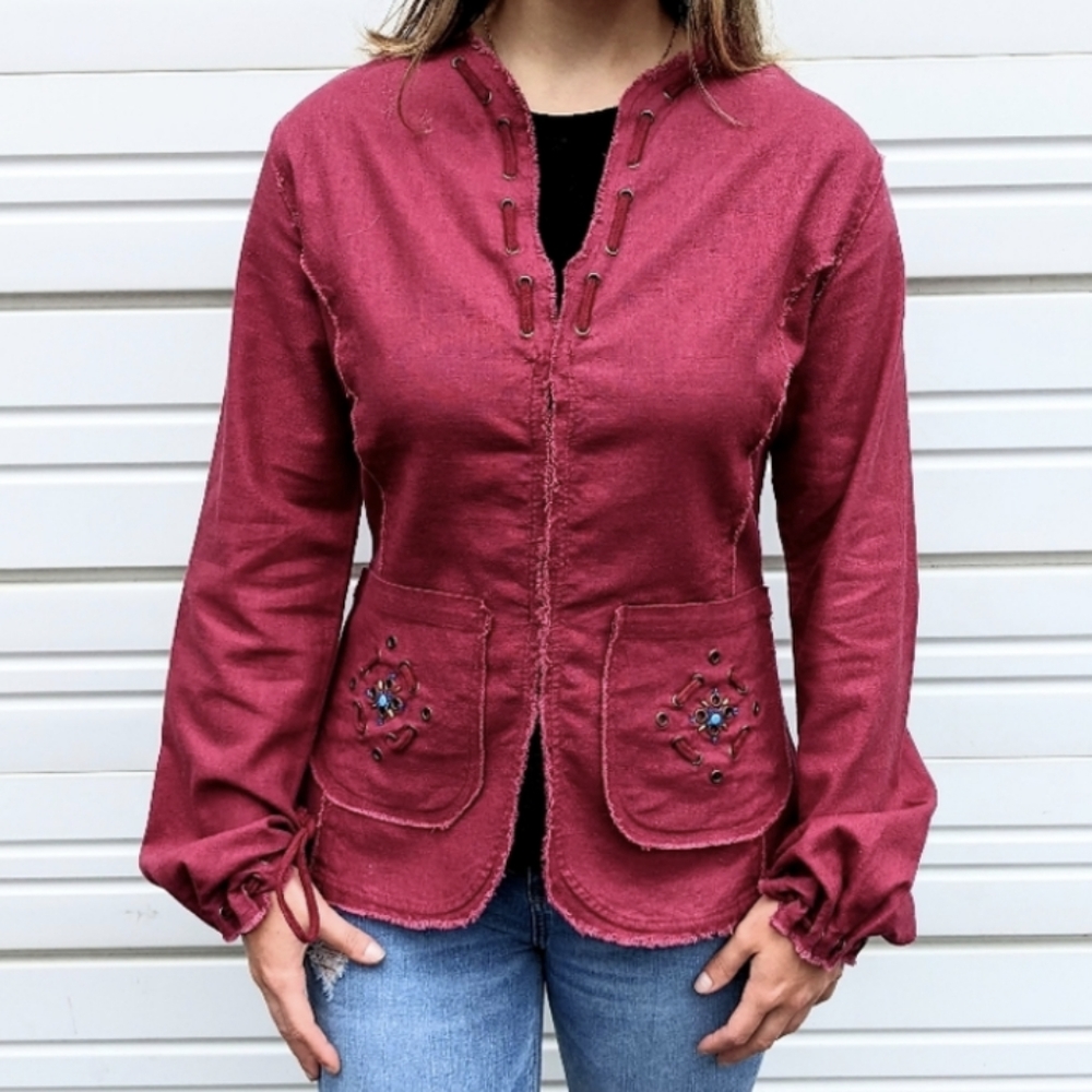 Blazer RARE Vintage Unique Blazer - Picture 1 of 12
